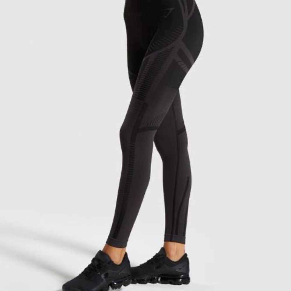 Gymshark Geo Seamless Leggings - Black SM